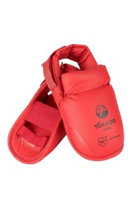 Ochraniacze na stopy do karate WKF - TOKAIDO - czerwone