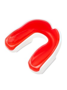 Overlord - mały ochraniacz szczęki - biało-czerwony