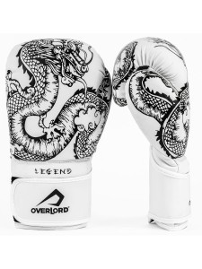 rękawice bokserskie overlord legend białe - 8 oz