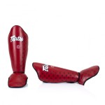 Fairtex Ochraniacze Piszczeli SP5 Czerwone