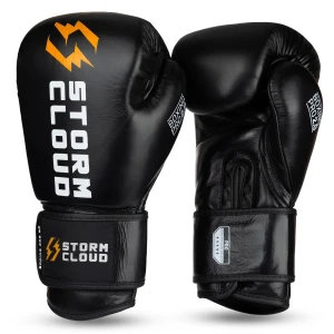 StormCloud Rękawice Bokserskie Boxing Pro 2.0 czarno białe