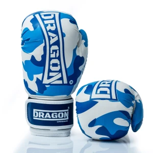 DRAGON Rękawice bokserskie dziecięce niebieskie