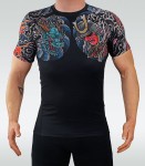 ground game rashguard bushido krótki rękaw