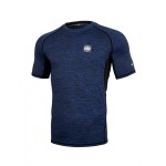 pitbull - rashguard performance pro plus - niebieski