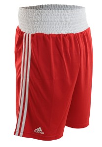 SPODENKI ADIDAS "BOXING SHORTS"  CZERWONE